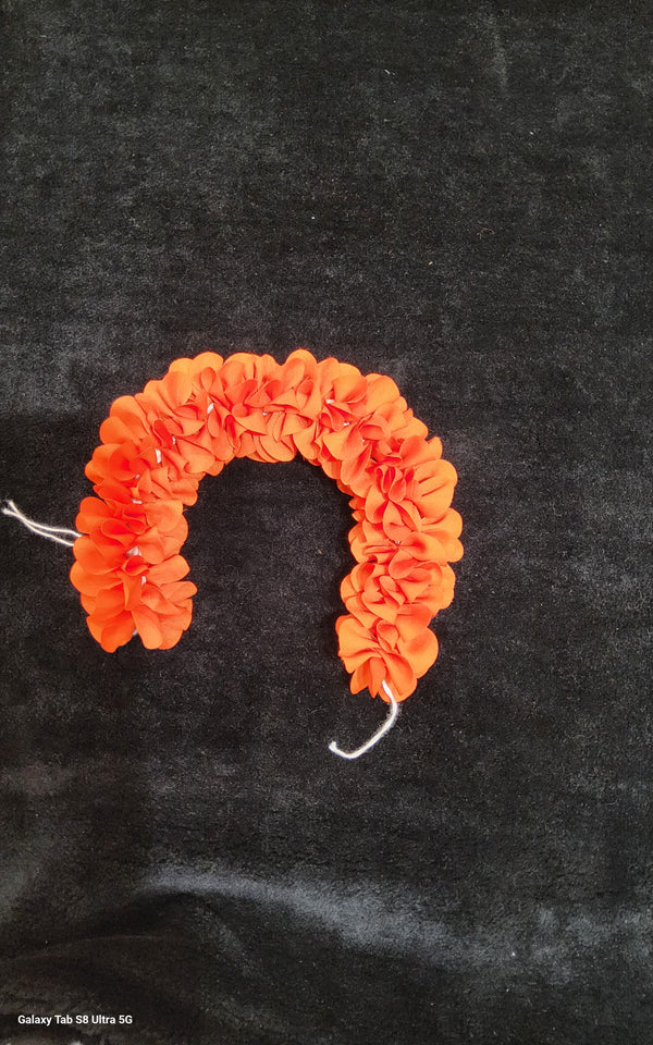 Flowers- full orange | Bharatanatyam flowers | Cloth Flower