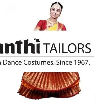 Skirt Model - Kalkeshtra for Bharatnatyam Dance Costumes-shanthitailors