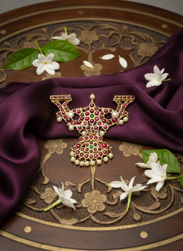 Pendant Detachable | Long Haram | Original temple jewllery | Haram