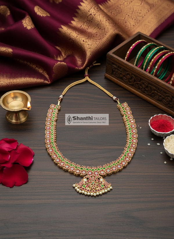 Haram | Original temple jewllery | Mango Long Haram | Long Haram  | TJSS130