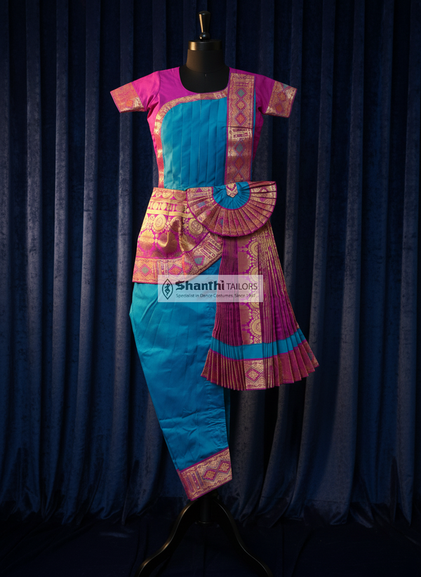 Peacock Blue With vadamalli | Readymade Phant costume | SSD | Bharatnatyam |G150