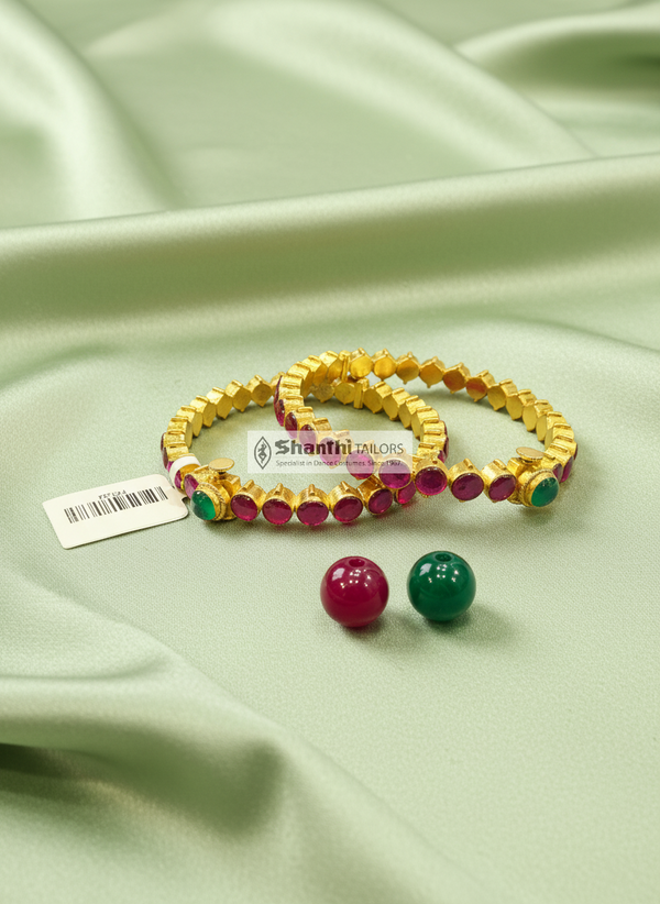 Attiyal Bangle | Open screw type Bangle | Temple Jewellery | Bangle | PKTJ92