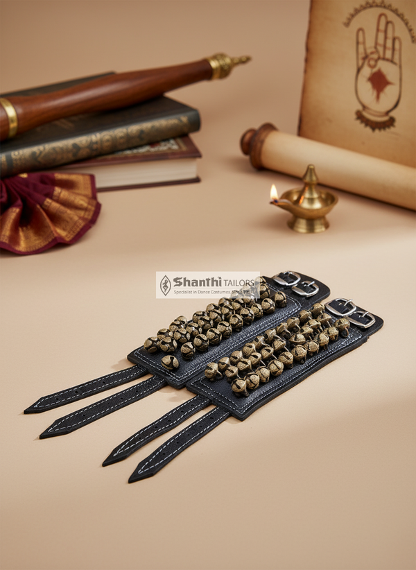 Black Salangai | Dance Bells | Bharatnatyam and Kuchipidi ghungroo