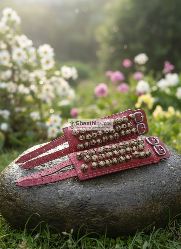 Red Buckle Salangai | Dance Bells | For Bharatnatyam and Kuchipidi ghungroo