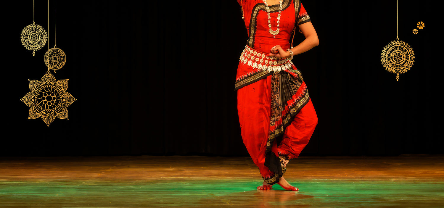 Red Color Bharatanatyam Dress