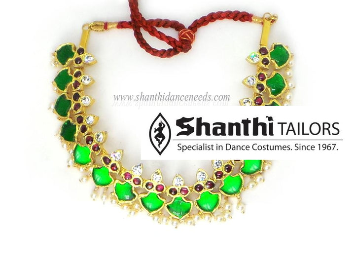 Temple Jewellery Green Necklace
