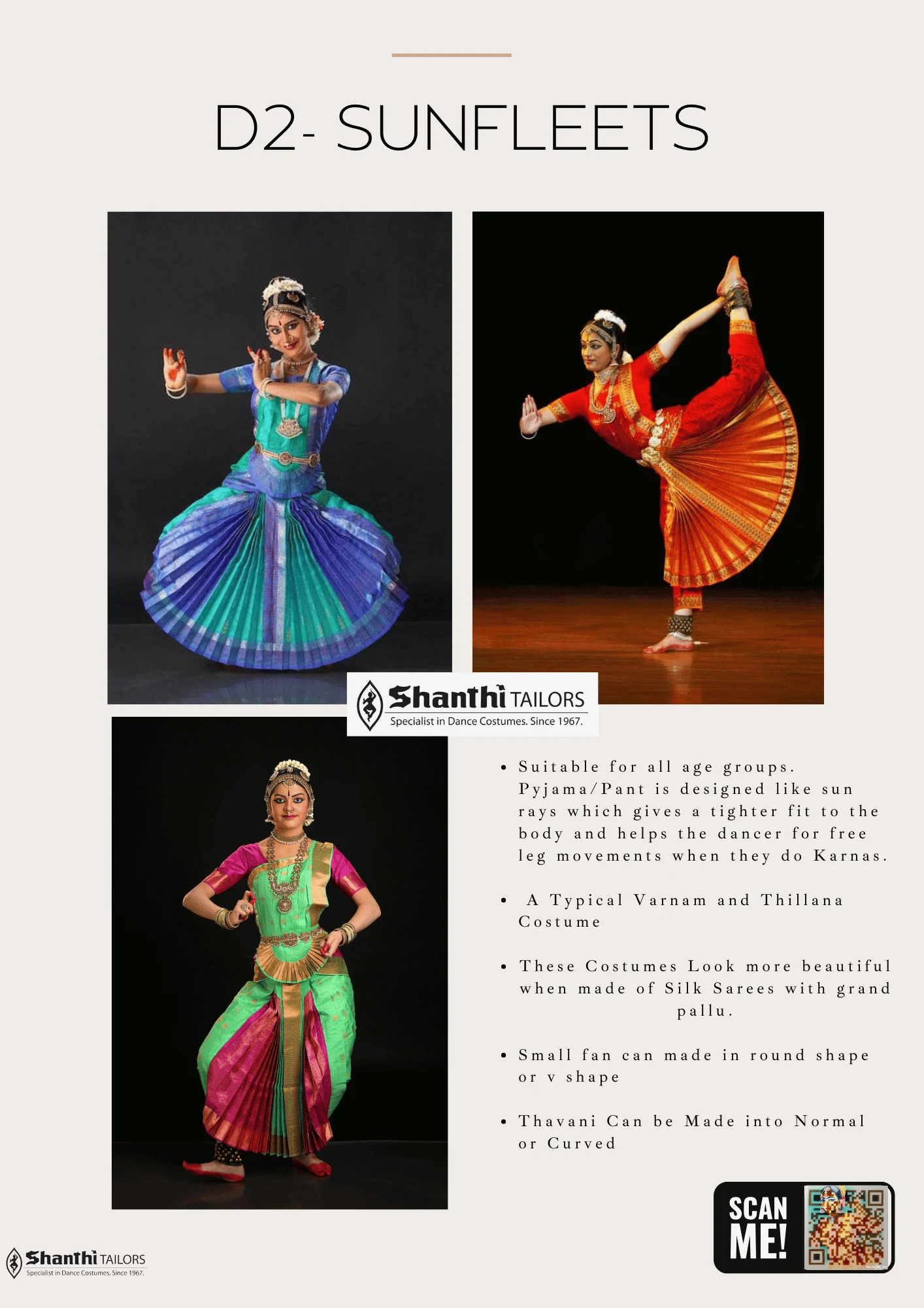 Shanthi Tailors showcase