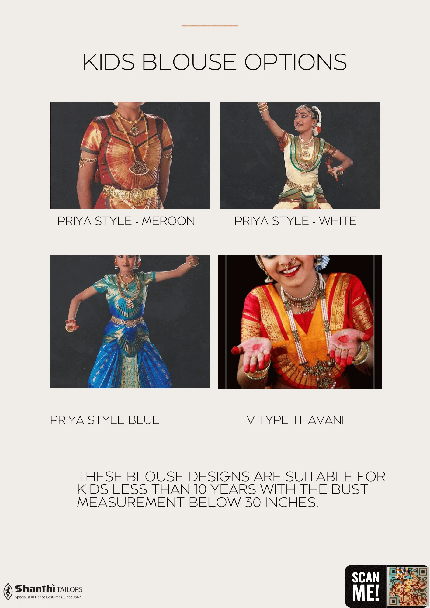 Shanthi Tailors showcase