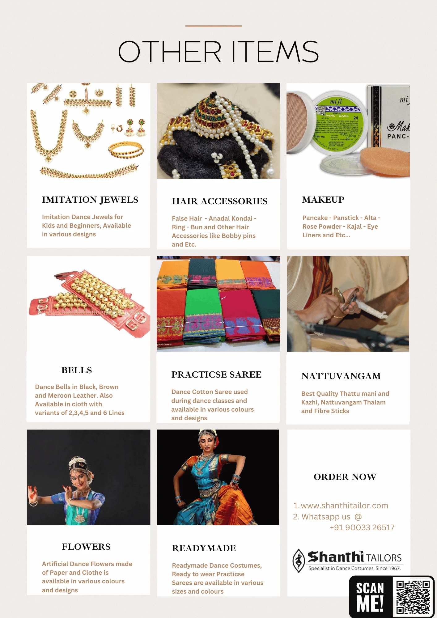 Shanthi Tailors showcase