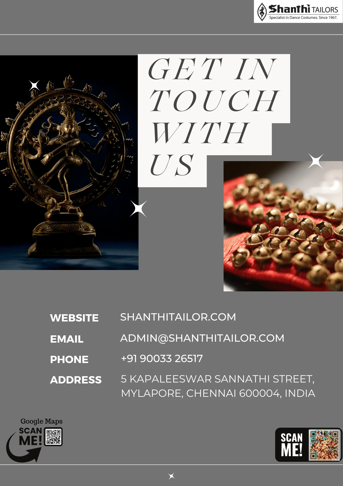 Shanthi Tailors showcase